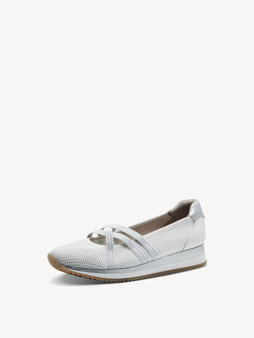 Ballerina, WHITE/SILVER, hi-res