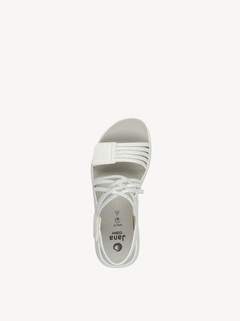 Coshy Sorgenfrei – Die Hallux-freundliche Sandale, WHITE/SILVER, hi-res