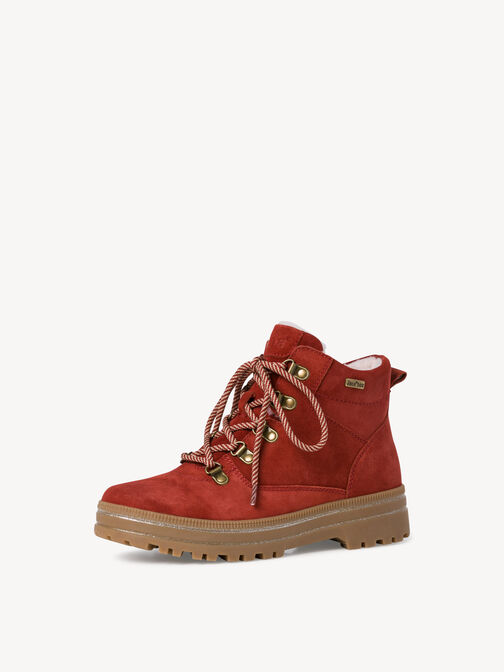 Lederstiefelette - orange, BURNED ORANGE, hi-res