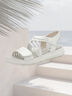 Coshy Sorgenfrei – Die Hallux-freundliche Sandale, WHITE/SILVER, hi-res