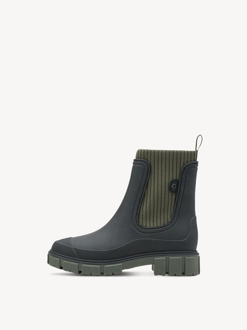 Stiefelette, BLACK/OLIVE, hi-res