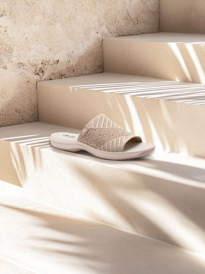 Coshy Glam – Die Hallux-freundliche Pantolette, POWDER, hi-res