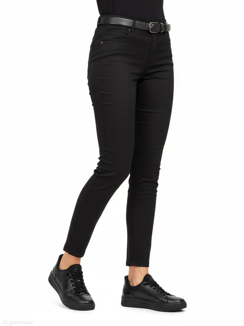 Jana Step In Sneaker, BLACK, hi-res