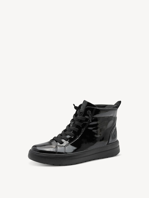 Jana Step In Sneaker, BLACK PATENT, hi-res