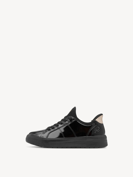 Jana Step In Sneaker, BLACK PATENT, hi-res