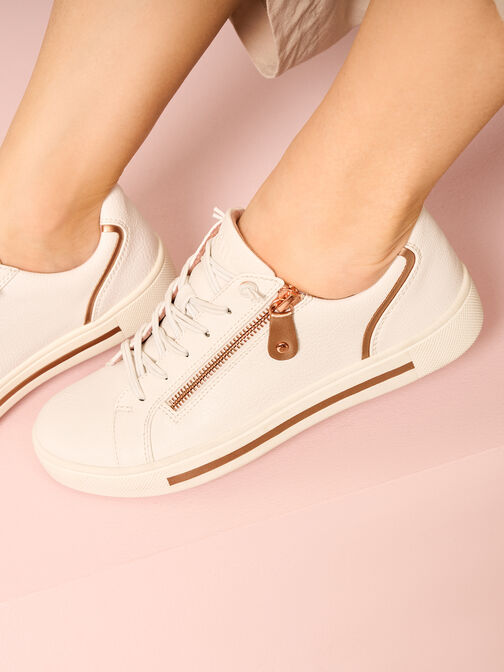 Sneaker, WHITE/ROSEGOLD, hi-res