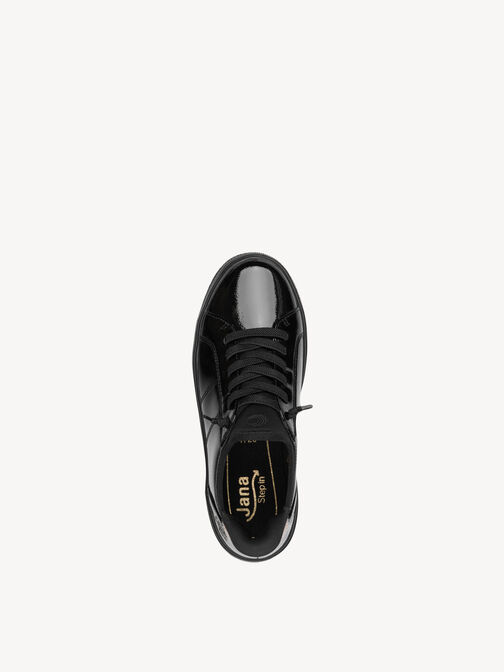 Jana Step In Sneaker, BLACK PATENT, hi-res