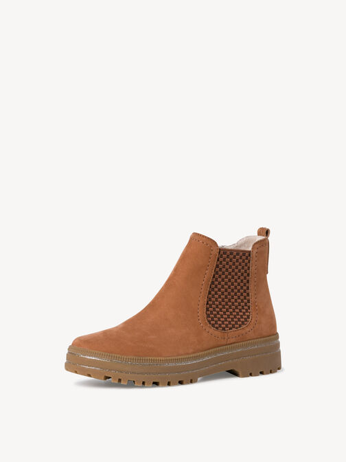 Leder Chelsea Boot - braun, COGNAC, hi-res