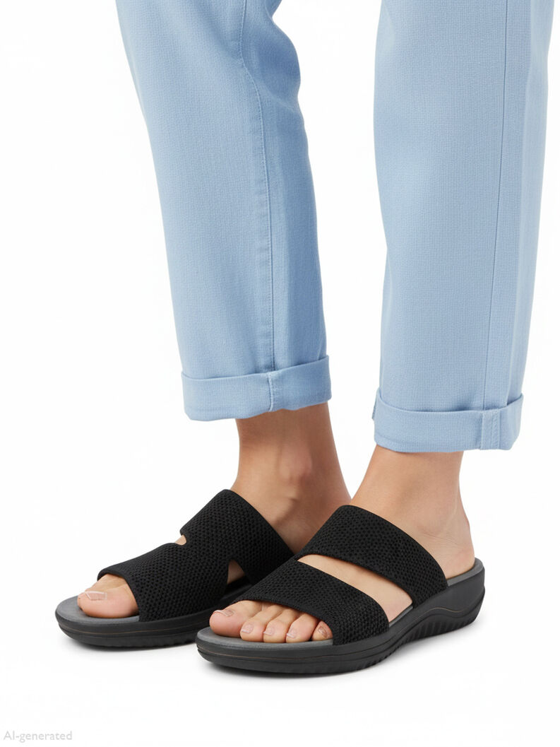 Coshy Original &ndash; Die Hallux-freundliche Pantolette, BLACK, hi-res