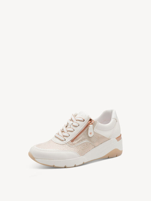 Sneaker, WHITE/ROSEGOLD, hi-res