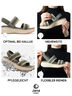 Coshy Inselflair – Die Hallux-freundliche Sandale, SAGE COMB, hi-res