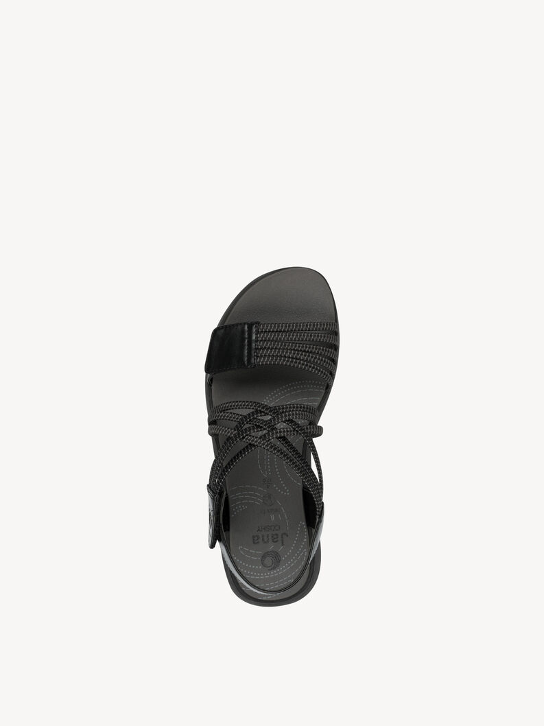 Sandale - schwarz, BLACK, hi-res