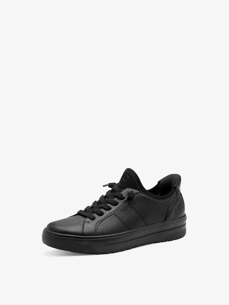 Jana Step In Sneaker, BLACK, hi-res