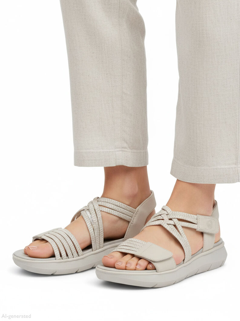 Coshy Sorgenfrei &ndash; Die Hallux-freundliche Sandale, STONE, hi-res