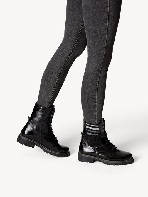 Stiefelette - schwarz, BLACK PATENT, hi-res