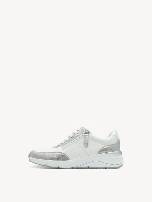 Sneaker, WHITE/SILVER, hi-res