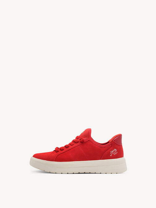 Jana Step In Sneaker, RED, hi-res