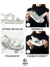 Coshy Sorgenfrei – Die Hallux-freundliche Sandale, WHITE/SILVER, hi-res