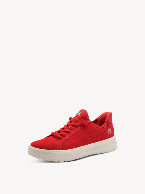 Jana Step In Sneaker, RED, hi-res