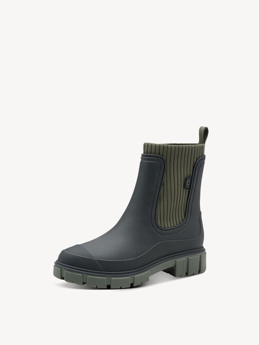 Stiefelette, BLACK/OLIVE, hi-res