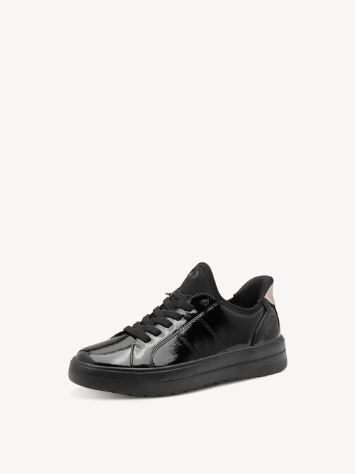 Jana Step In Sneaker, BLACK PATENT, hi-res