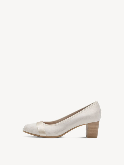 Pumps, BEIGE/GOLD, hi-res