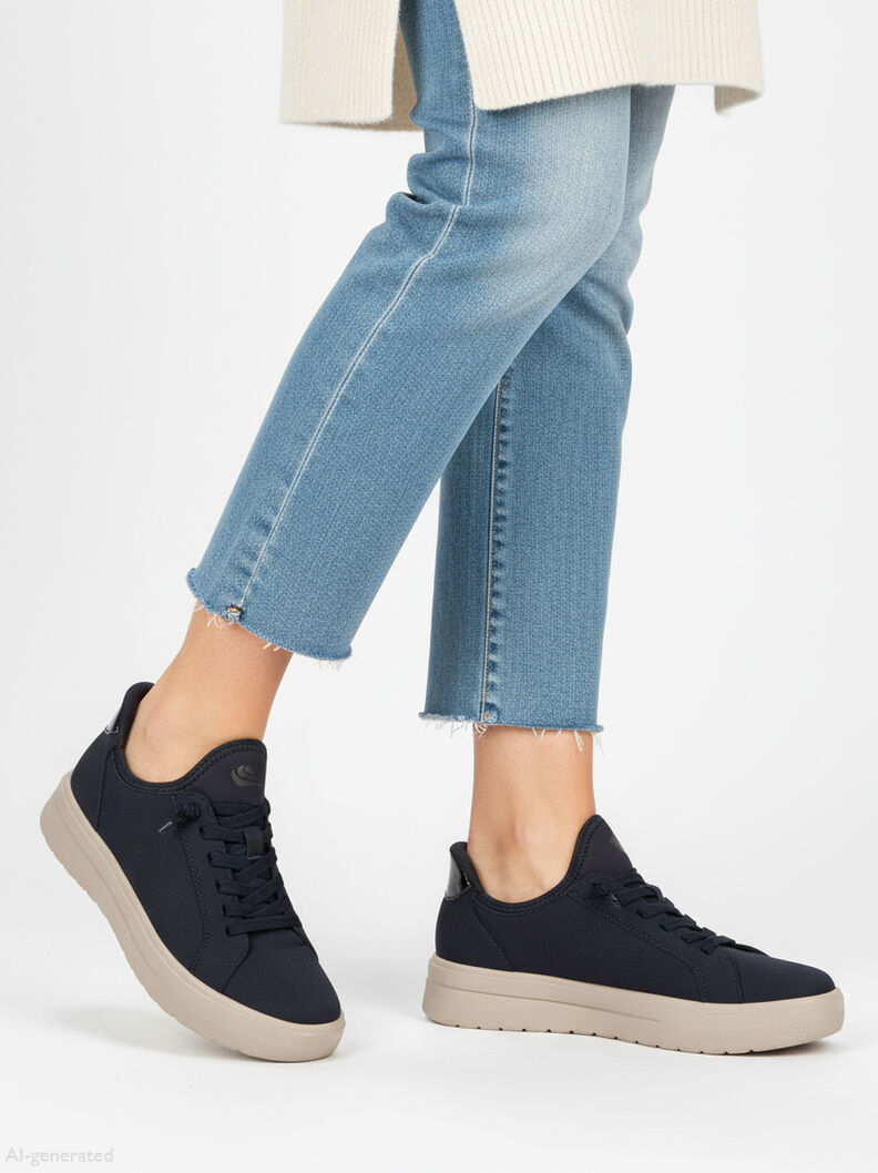 Jana Step In Sneaker, NAVY, hi-res