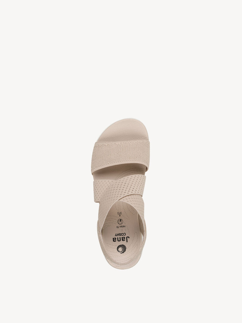 Coshy Balance – Die Hallux-freundliche Sandale, BEIGE/GOLD, hi-res