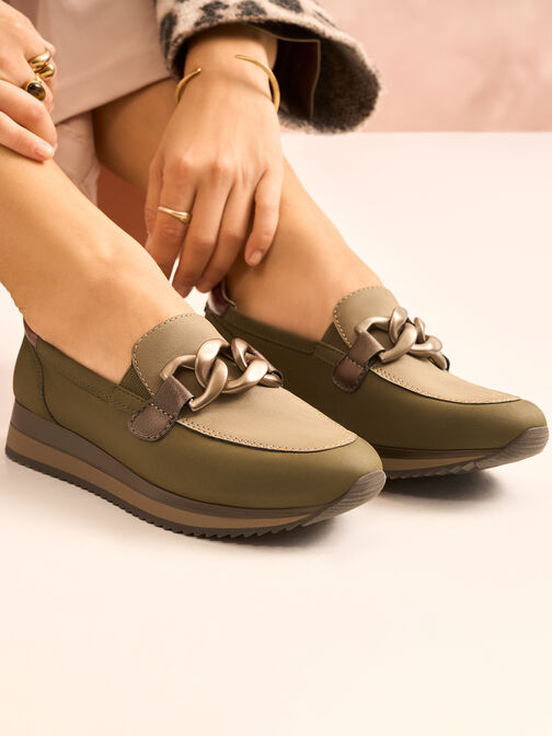 Sneaker, OLIVE COMB, hi-res