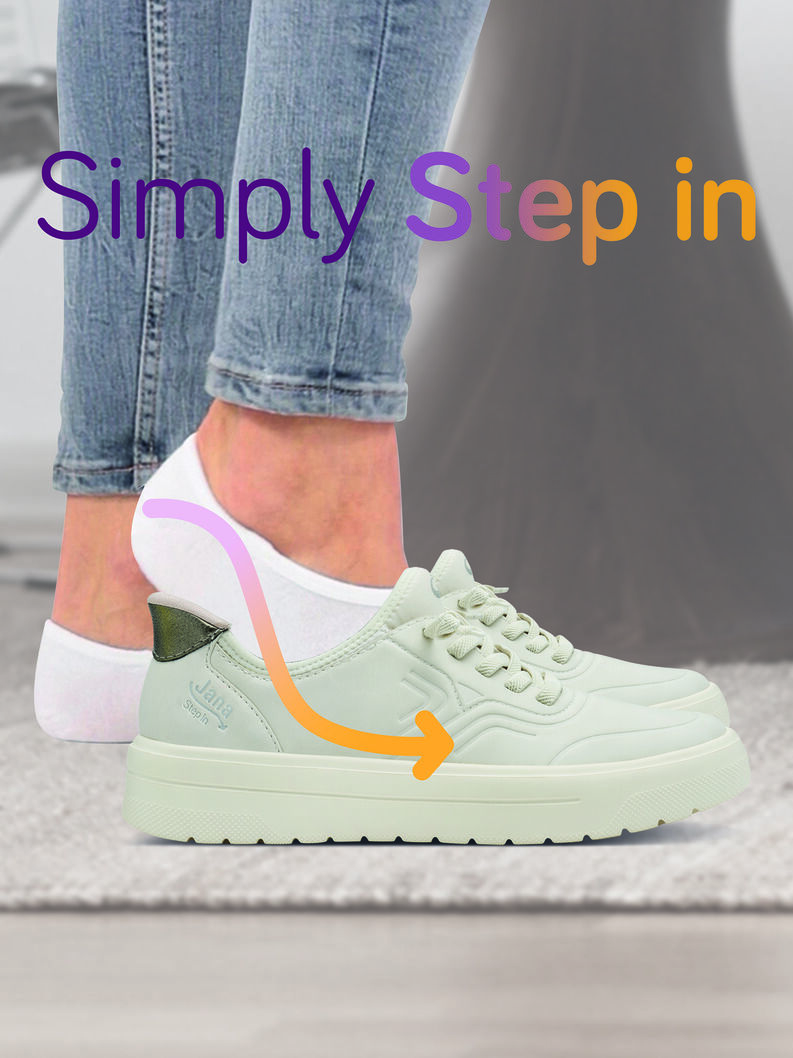 Jana Step In Sneaker, BEIGE, hi-res