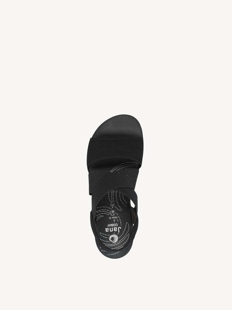 Coshy Balance – Die Hallux-freundliche Sandale, BLACK, hi-res