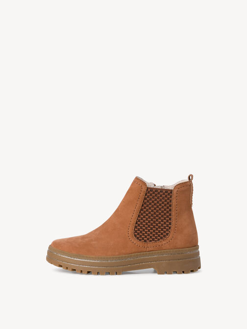 Leder Chelsea Boot, COGNAC, hi-res