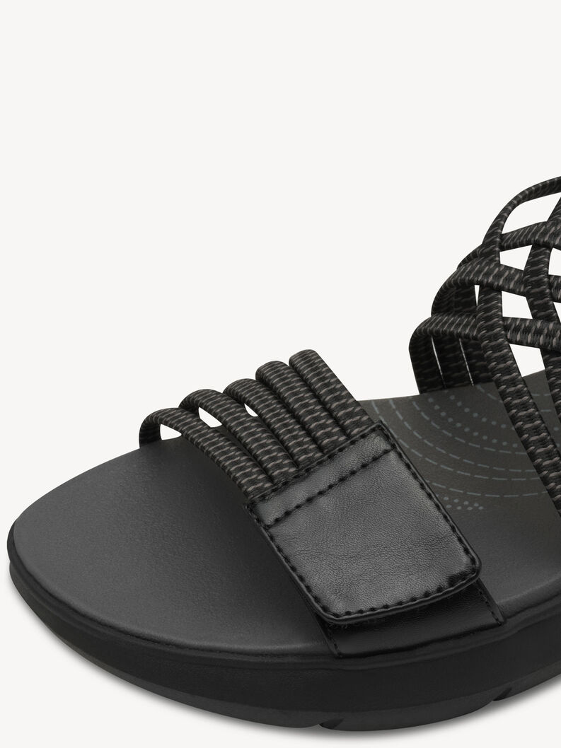 Sandale - schwarz, BLACK, hi-res