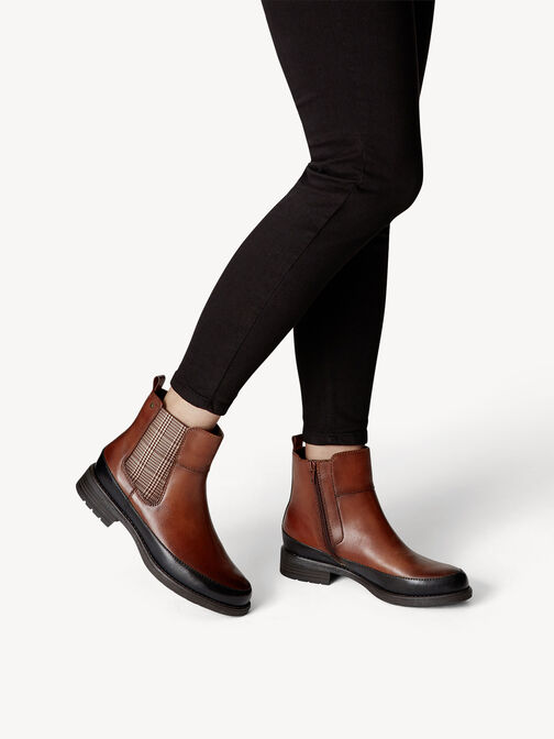 Leder Chelsea Boot - braun, COGNAC, hi-res