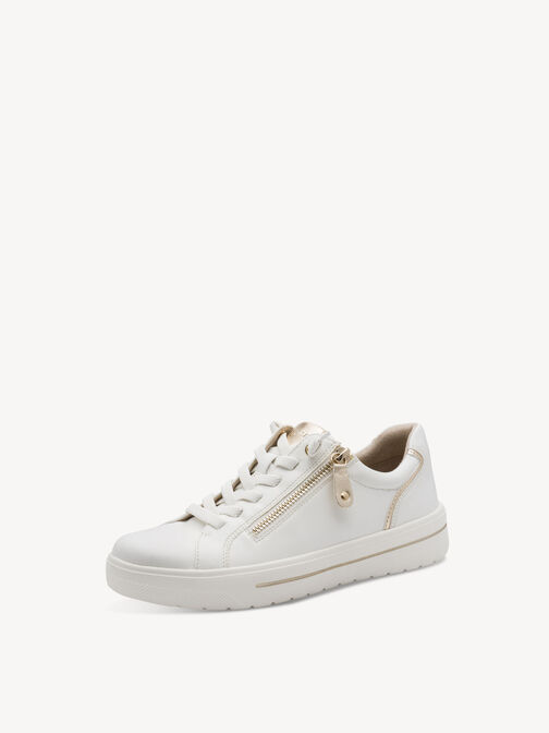 Sneaker, WHITE/GOLD, hi-res