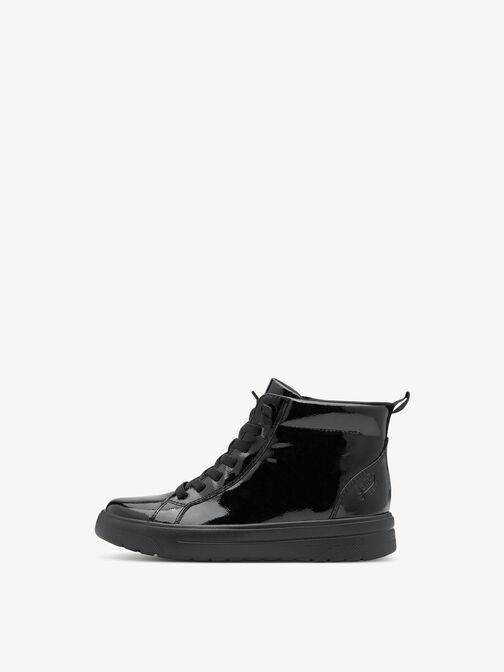Jana Step In Sneaker, BLACK PATENT, hi-res
