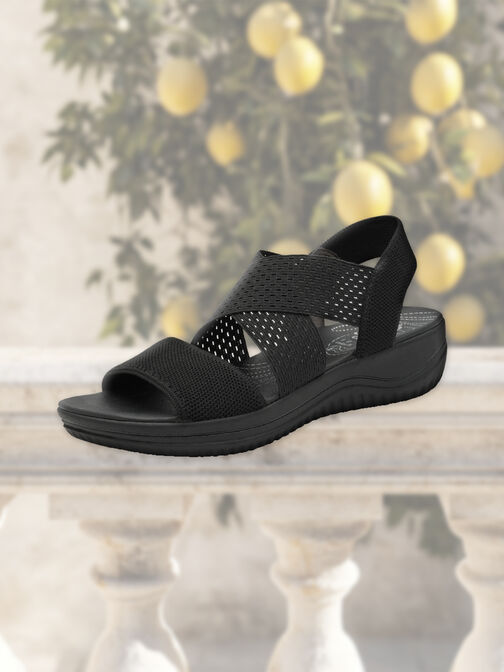 Coshy Balance – Die Hallux-freundliche Sandale, BLACK, hi-res