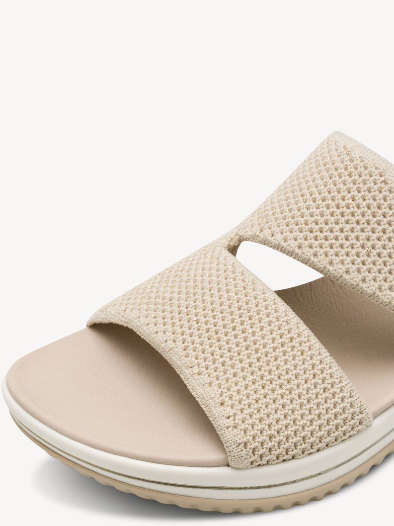 Coshy Original – Die Hallux-freundliche Pantolette, BEIGE/GOLD, hi-res