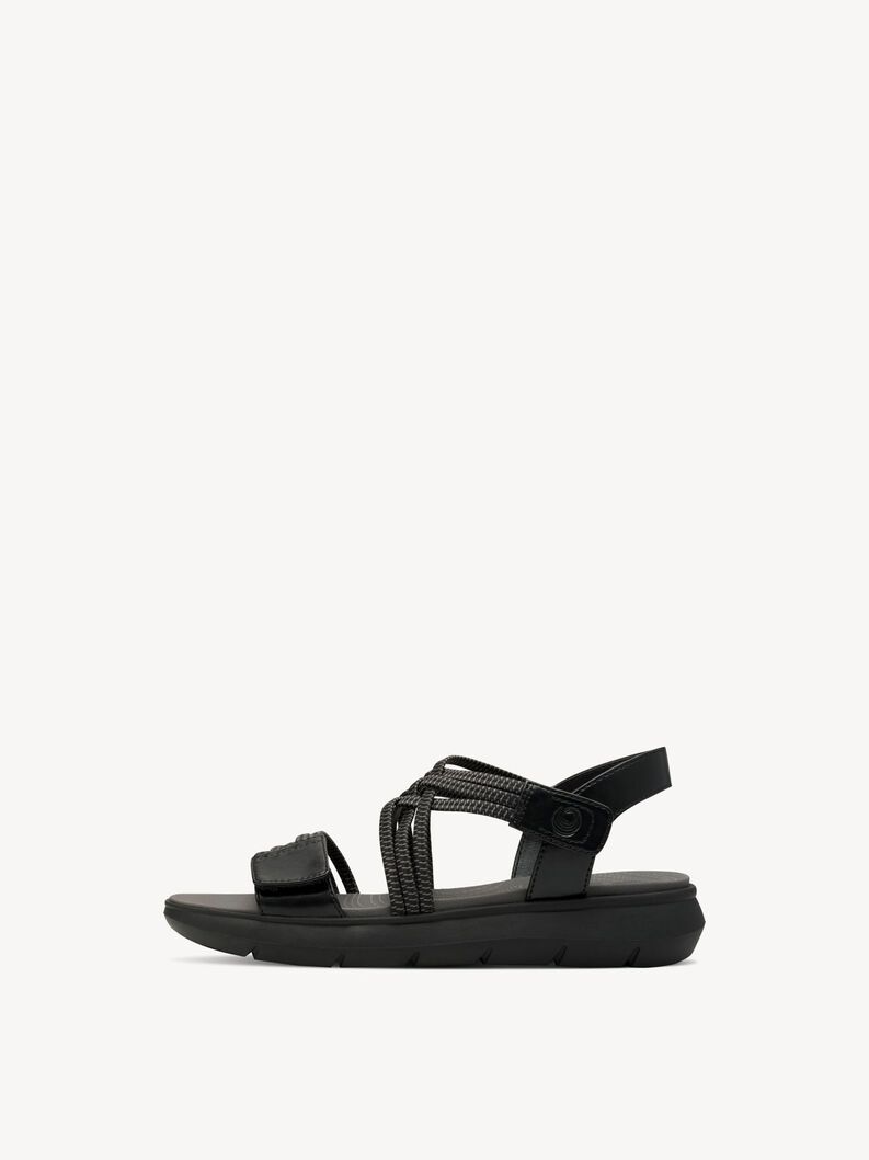 Sandale - schwarz, BLACK, hi-res