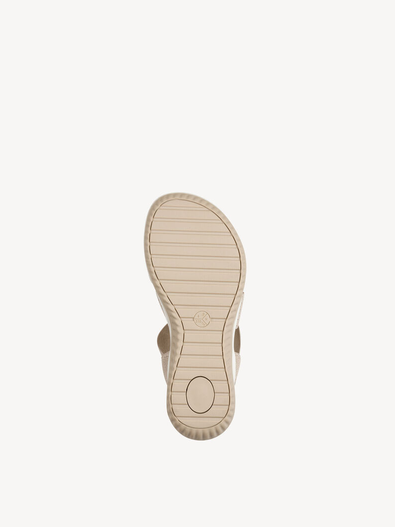 Coshy Balance – Die Hallux-freundliche Sandale, BEIGE/GOLD, hi-res
